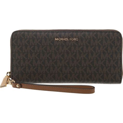 michael kors geldbörse travel continental met center stripe|Michael Kors Met Center Stripe Travel Continental Leather Wallet.